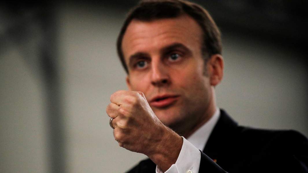 Президент Франции Эммануэль Макрон