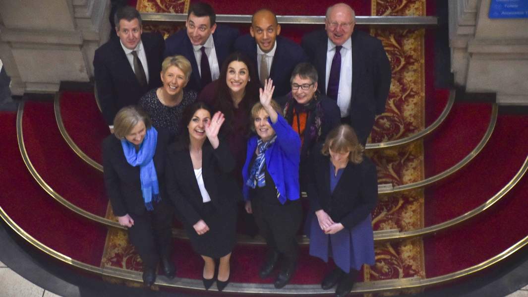 Бывшие члены лейбористской партии создали собственную парламентскую группировку – «Независимую группу», Лондон, 20 февраля 2019 года