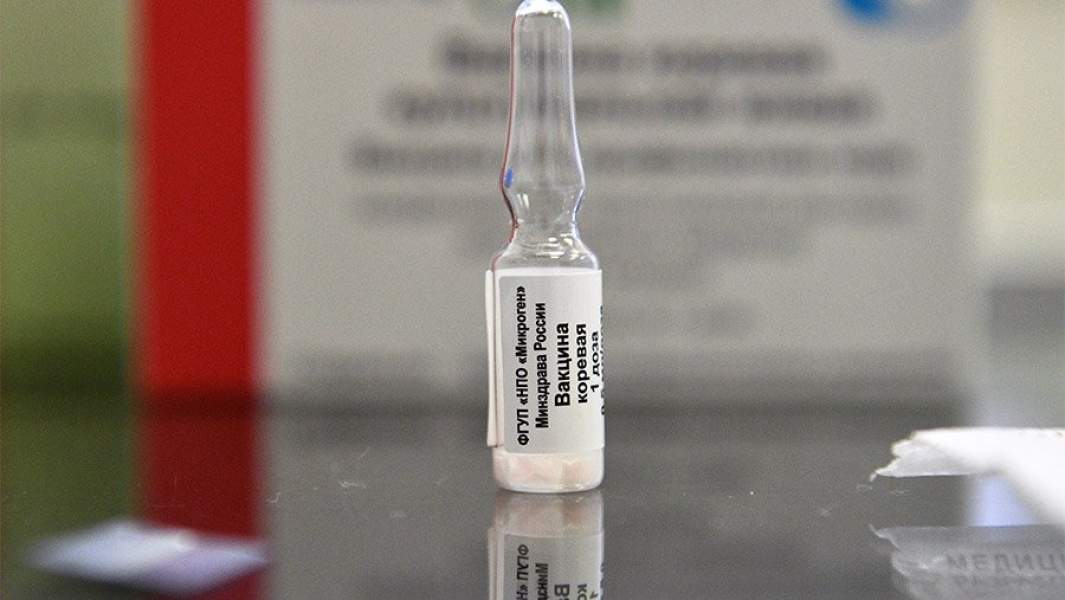 Ампула вакцины коревой в детской поликлинике