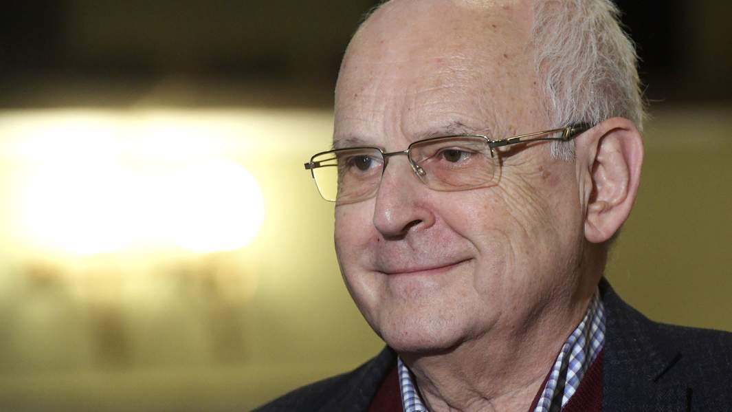 Художественный руководитель Российского академического молодежного театра, режиссер Алексей Бородин на пресс-показе спектакля «Проблема» по пьесе Тома Стоппарда