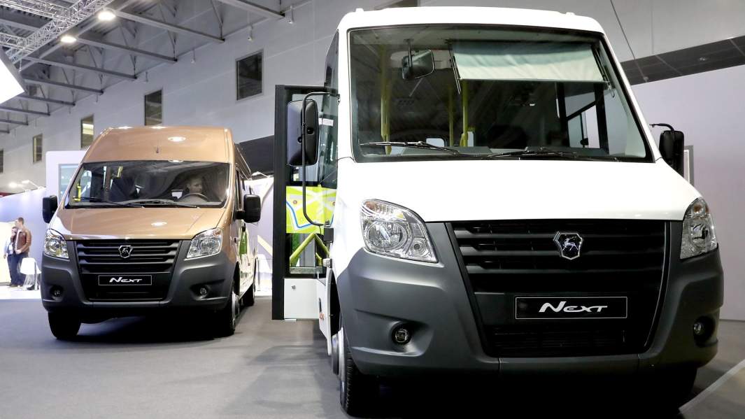 Автобус малого класса ГАЗель NEXT Citiline ОАО «ГАЗ» на международном автобусном салоне Busworld Russia - 2018 в МВЦ «Крокус Экспо»