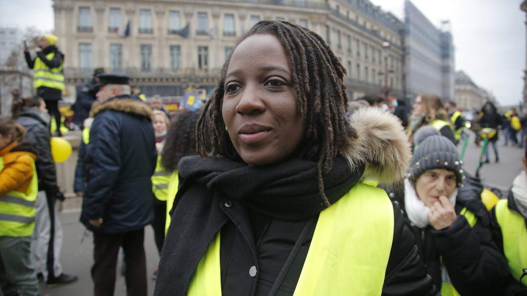 Присцилла Людоски, одна из лидеров движения «Желтые жилеты»