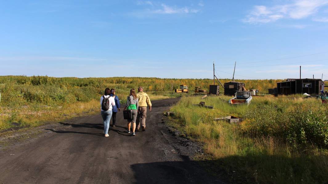 Енисей, Таймырский полуостров