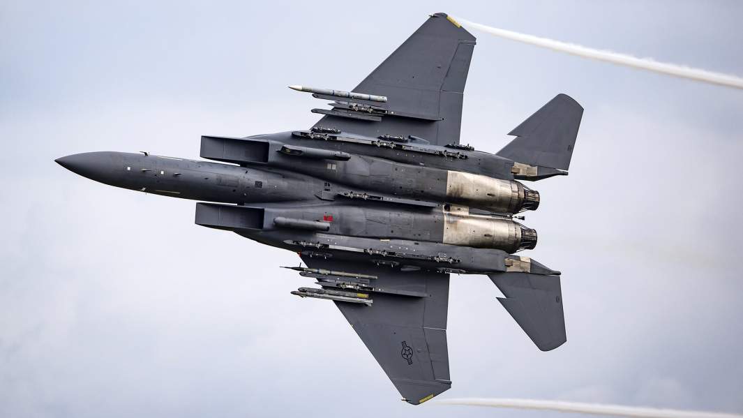 Американский истребитель четвертого поколения F-15 «Игл»