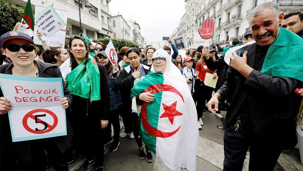 Протесты против пятого срока президента Бутефлики