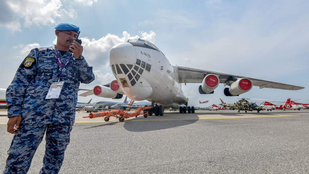 Самолет Ил-76 на LIMA'19