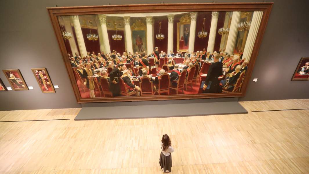 Вернисаж выставки «Илья Репин» в Новой Третьяковке 