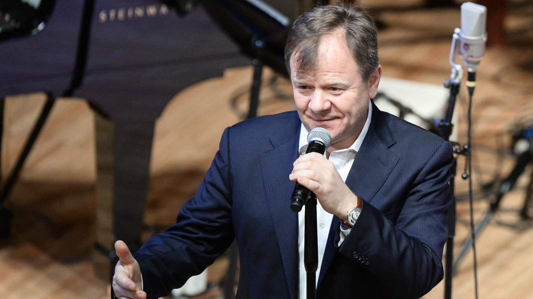 Музыкант Игорь Бутман на концерте международного фестиваля Игоря Бутмана «Триумф джаза» в Светлановском зале Московского международного Дома музыки