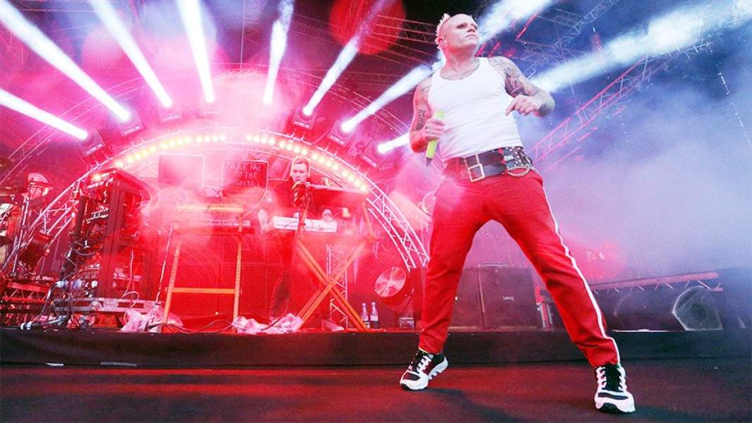 Кит Флинт во время выступления в Санкт-Петербурге в 2014