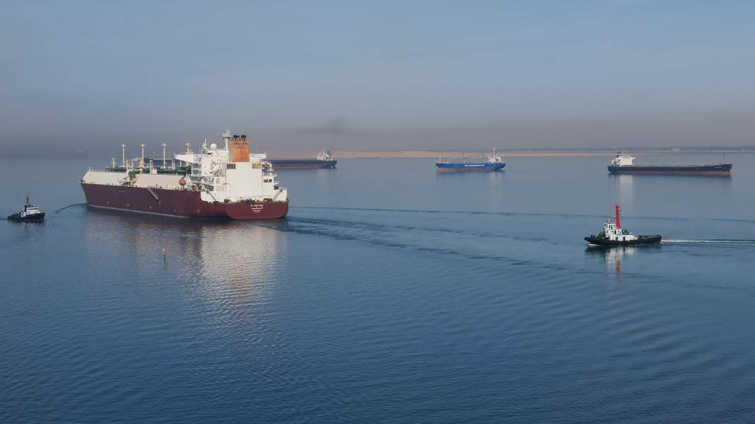 Суэцкий канал в Египте