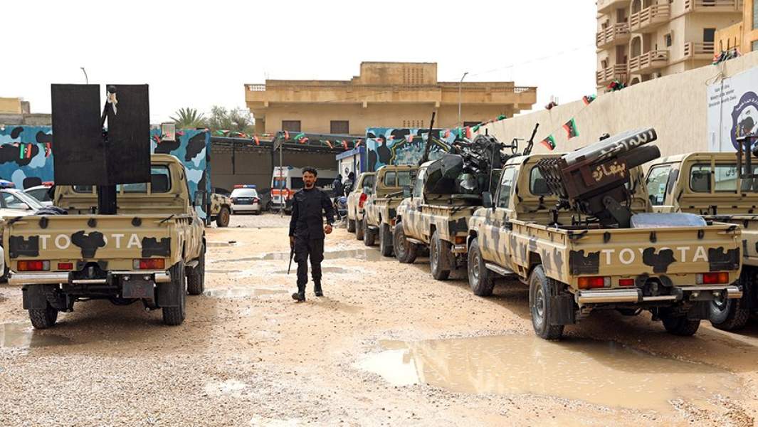 Военная техника, захваченная армией ПНС у военных подразделений маршала Хафтара