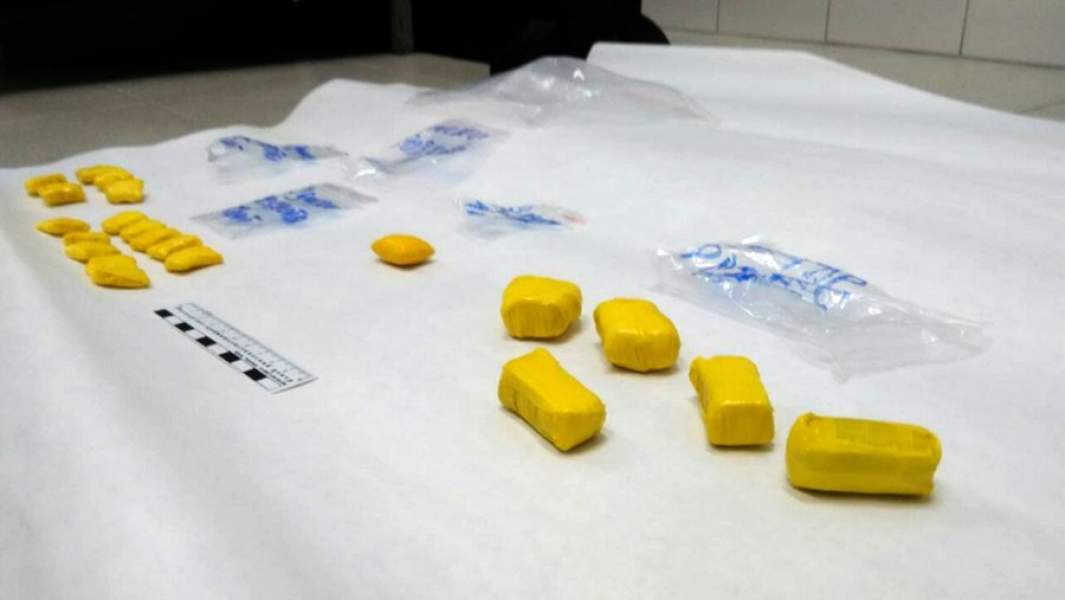 Наркотические вещества, подготовленные для закладок, изъятые сотрудниками полиции