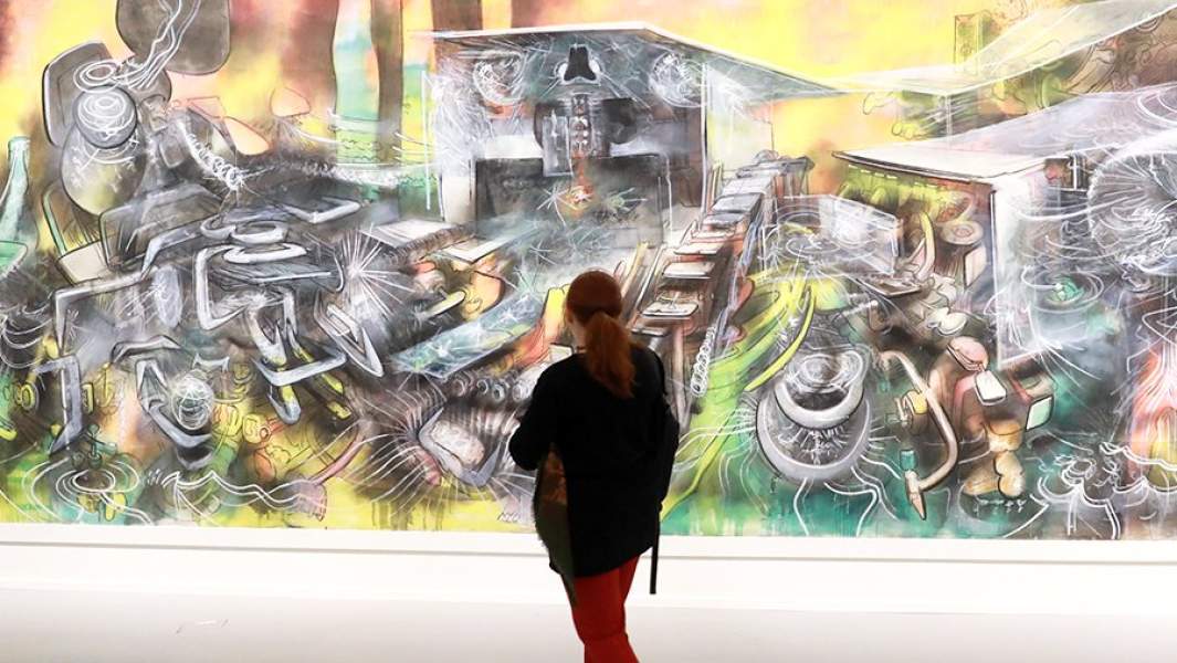 Выставка художника-сюрреалиста Роберто Матта в Эрмитаже 