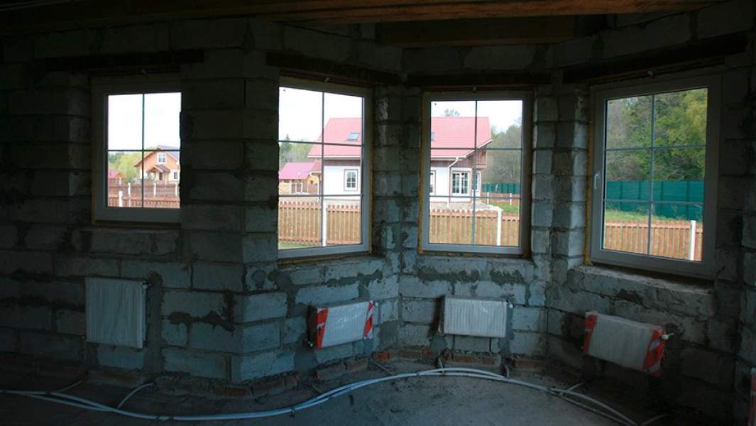 Строительство коттеджей в дачном поселке