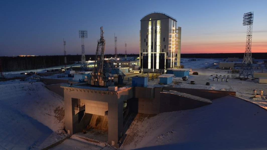 Стартовый комплекс космодрома Восточный в Амурской области