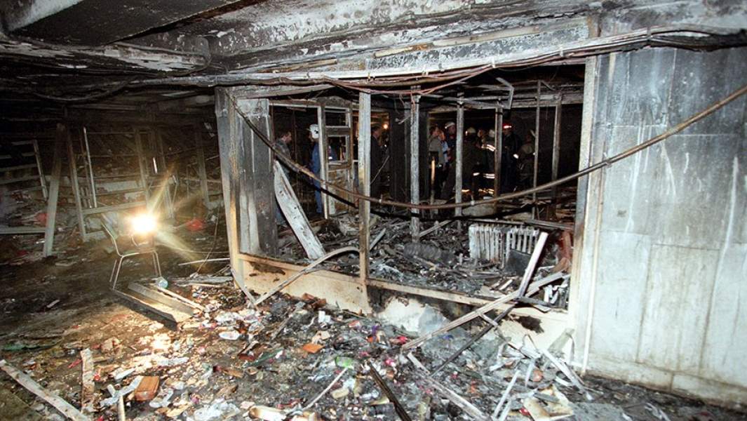 Последствия взрыва в подземном переходе на Пушкинской площади, 8 августа 2000 года