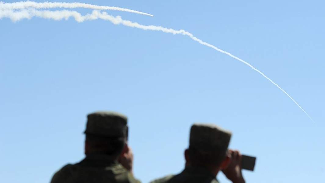 Во время боевых стрельб из зенитных ракетных систем