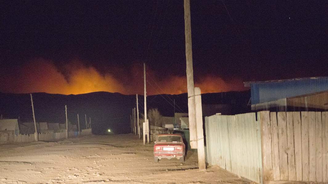 Пожары в Забайкалье