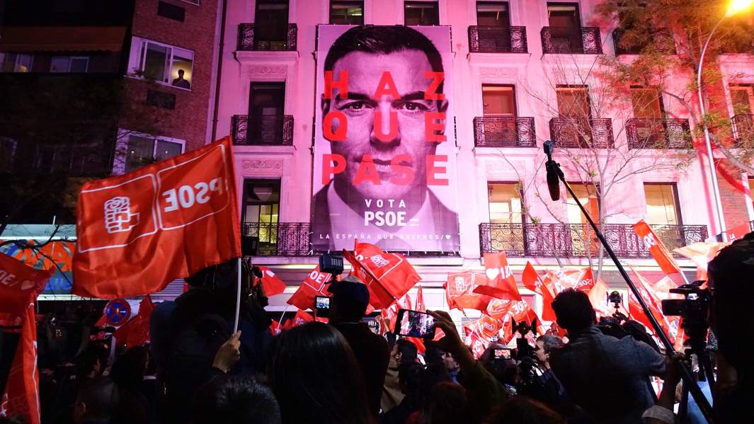 Встреча со сторонниками премьер-министра Испании Педро Санчеса 