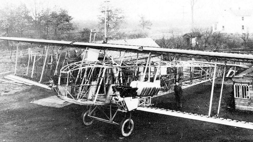 Каркас самолета S-29-А на ферме Утгофа