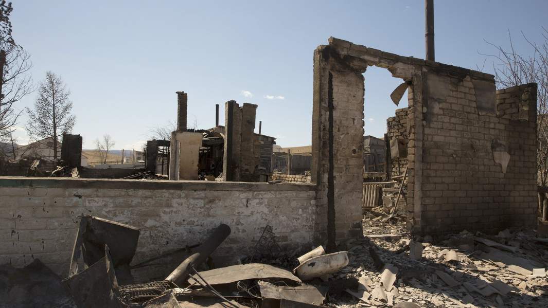 Пожары в Забайкалье