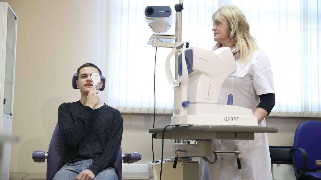 Призывник на медкомиссии