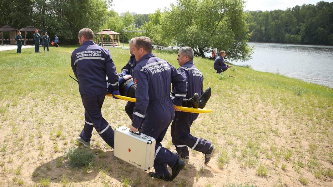 Учения спасательных служб