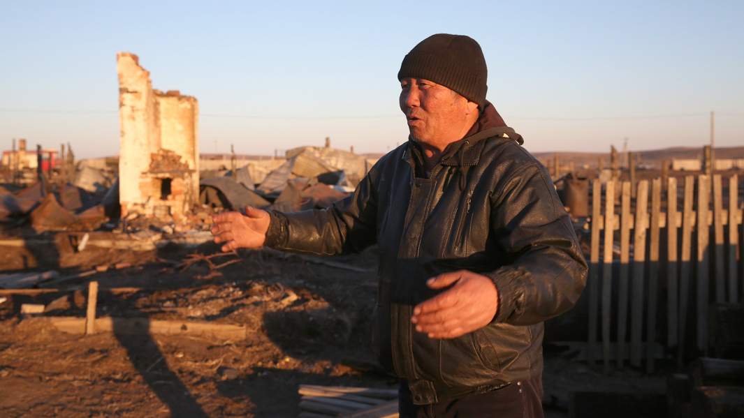 Пожары в Забайкалье