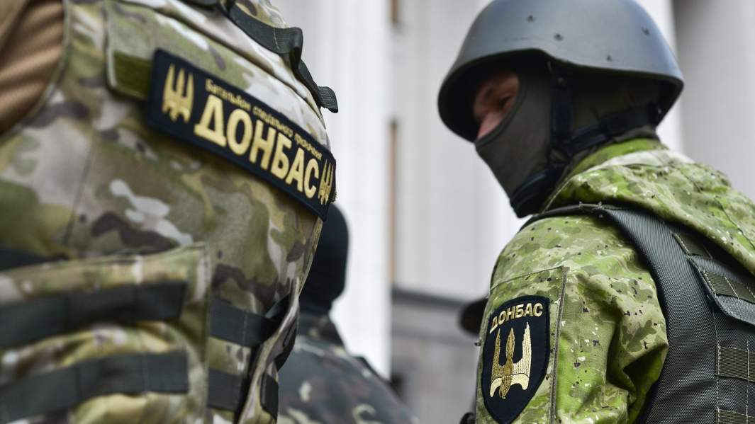 Бойцы батальона "Донбасс"