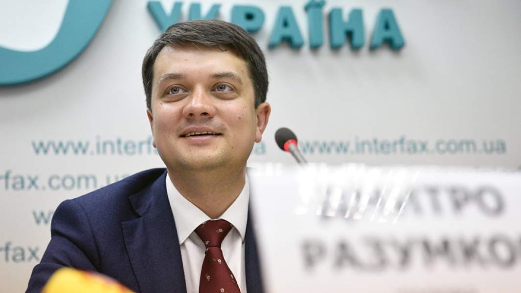 Советник президента Украины Владимира Зеленского, глава партии «Слуга народа» Дмитрий Разумков