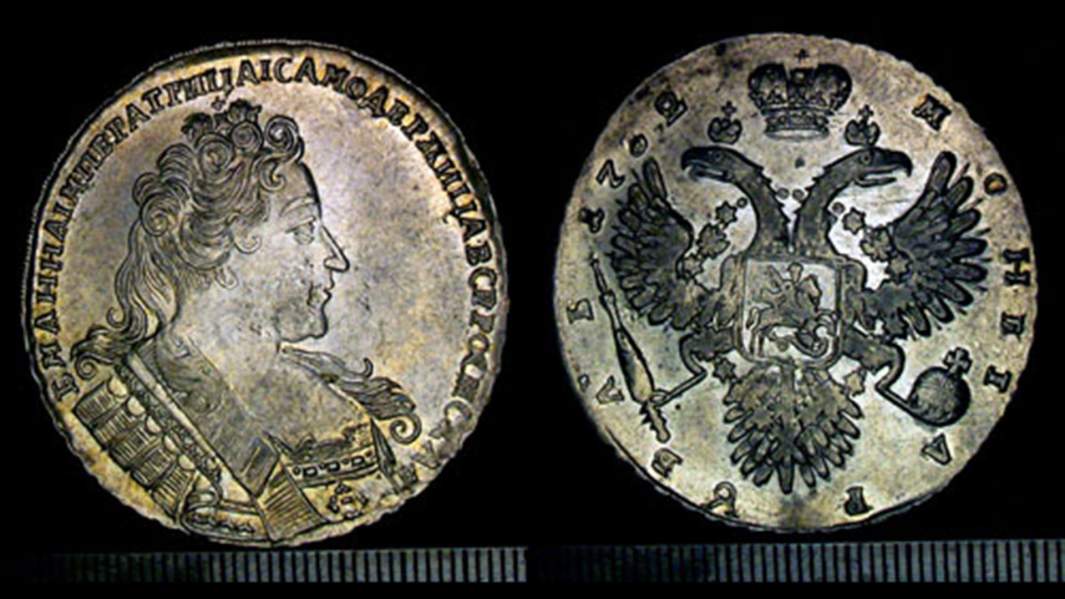  Серебряный рубль Анны Иоанновны, 1732 год