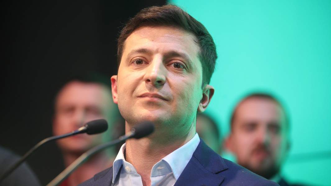 Новоизбранный президент Украины Владимир Зеленский