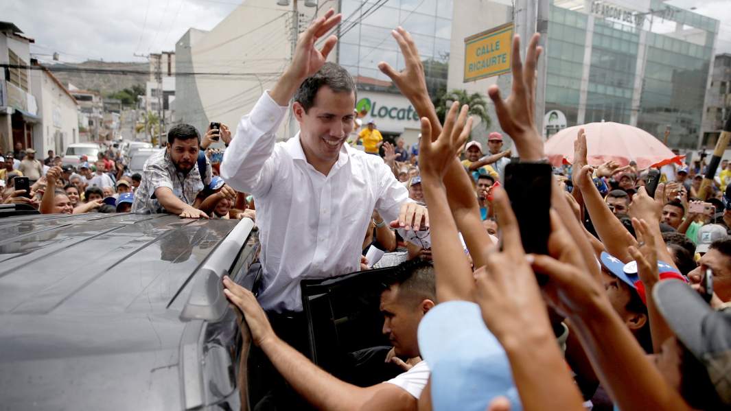 Лидер венесуэльской оппозиции Хуан Гуайдо