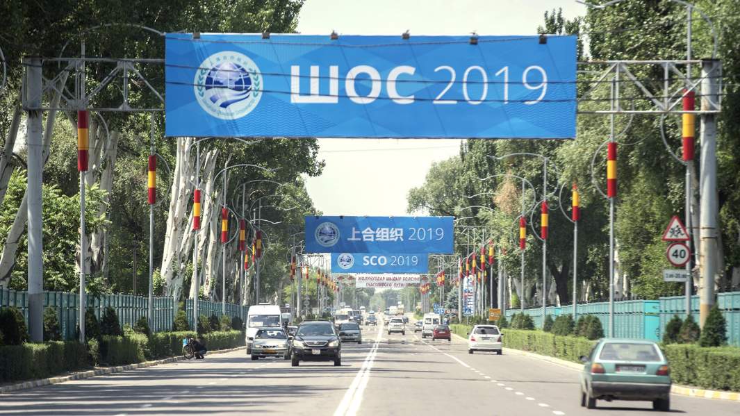 Вид Бишкека в преддверии ШОС 2019