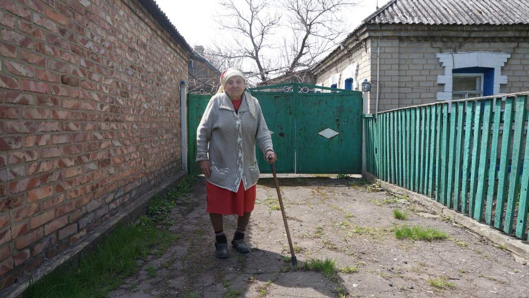 Жительница прифронтового поселка Александровка, переживающая вторую войну