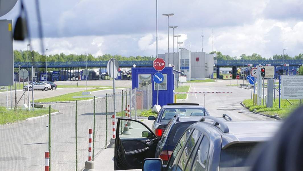 Пограничный пункт «Бурачки» на границе с Латвией