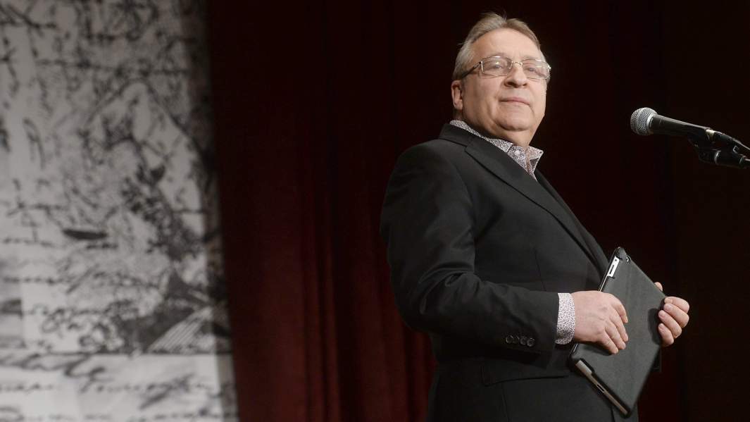 Народный артист РСФСР, художественный руководитель Московского государственного театра эстрады Геннадий Хазанов 