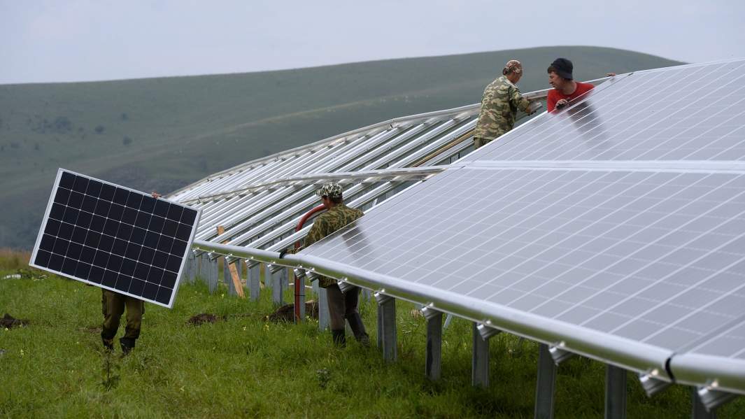 Наземная солнечная электростанция