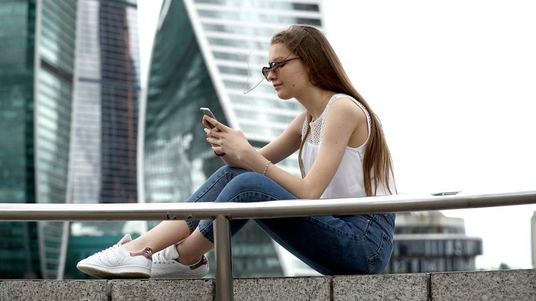 месседжер девушка