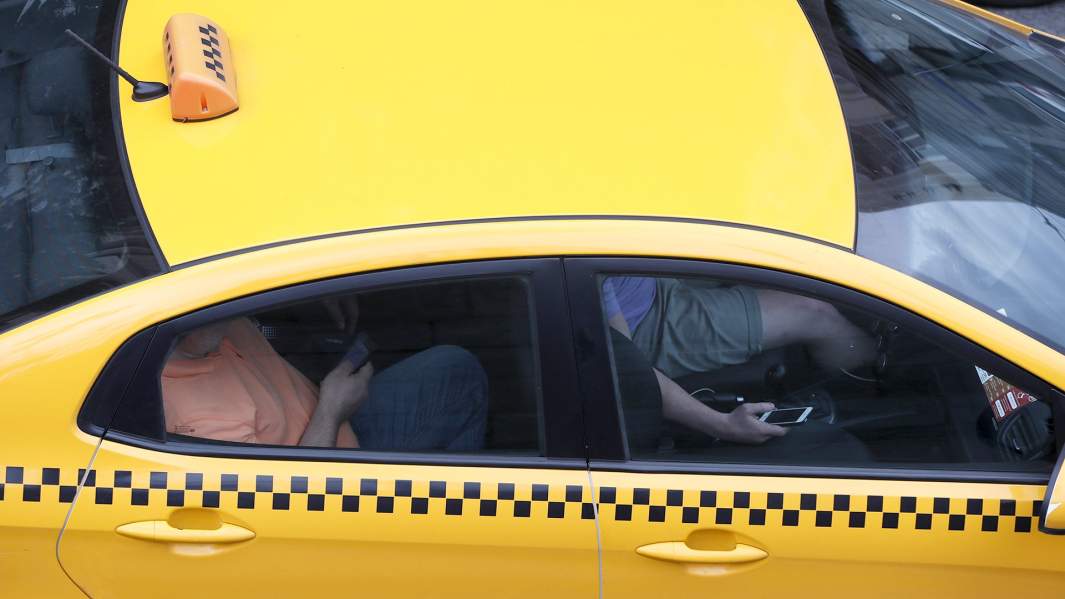 такси пассажир