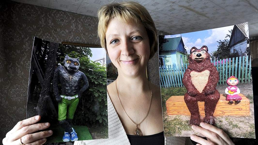 Тамбовский волк тебе, товарищ: как селяне создают модные арт-пространства. Елена показывает скульптуры сказочных персонажей  