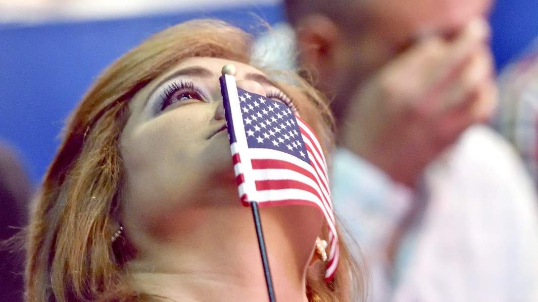 США гражданин флаг