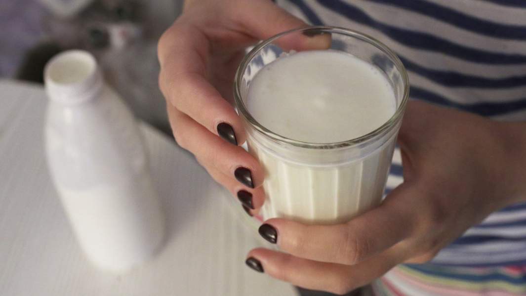 молоко стакан молочный продукт