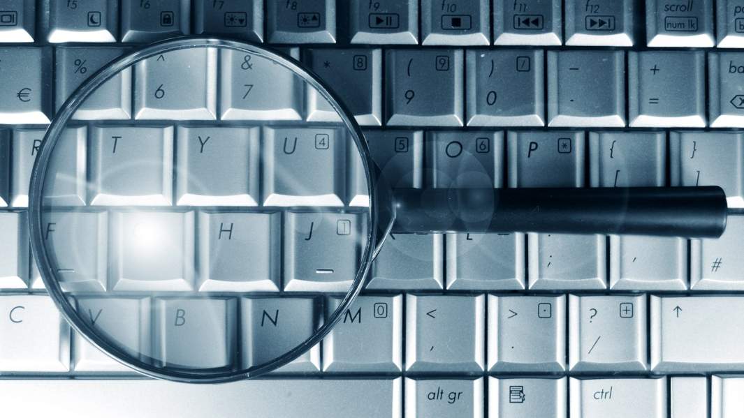 лупа клавиатура интернет компьютер