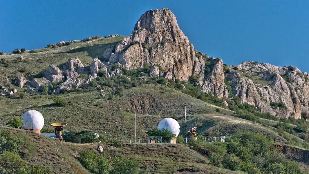 Метеостанция в поселке Курортное в Крыму