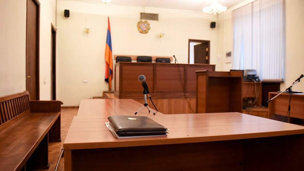 Зал судебных заседаний в здании Апелляционного суда Армении в Ереване