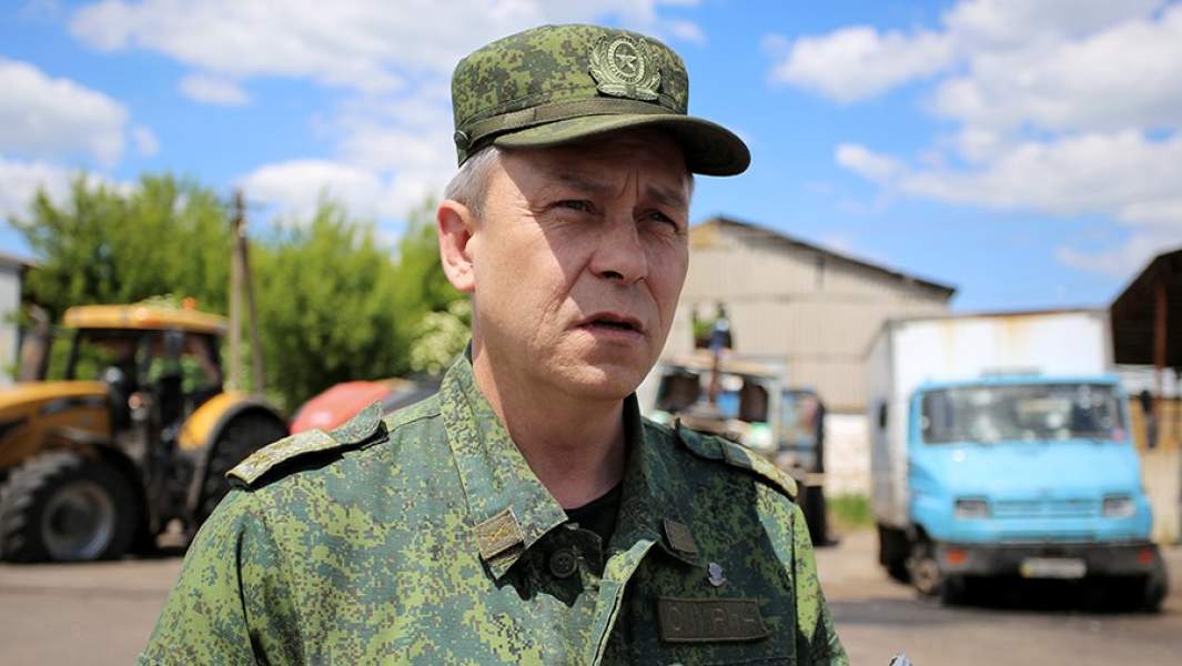 Официальный представитель народной милиции ДНР Эдуард Басурин