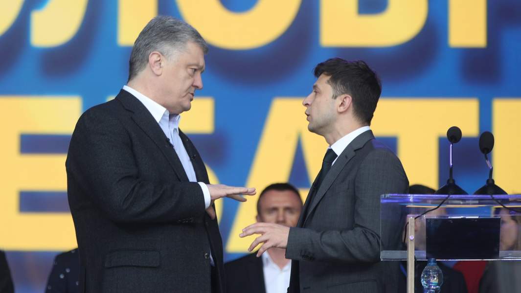 Петр Порошенко и Владимир Зеленский