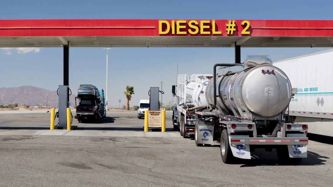 Дизельная заправка в США