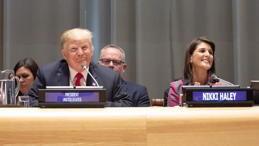 Дональд Трам и Никки Хейли